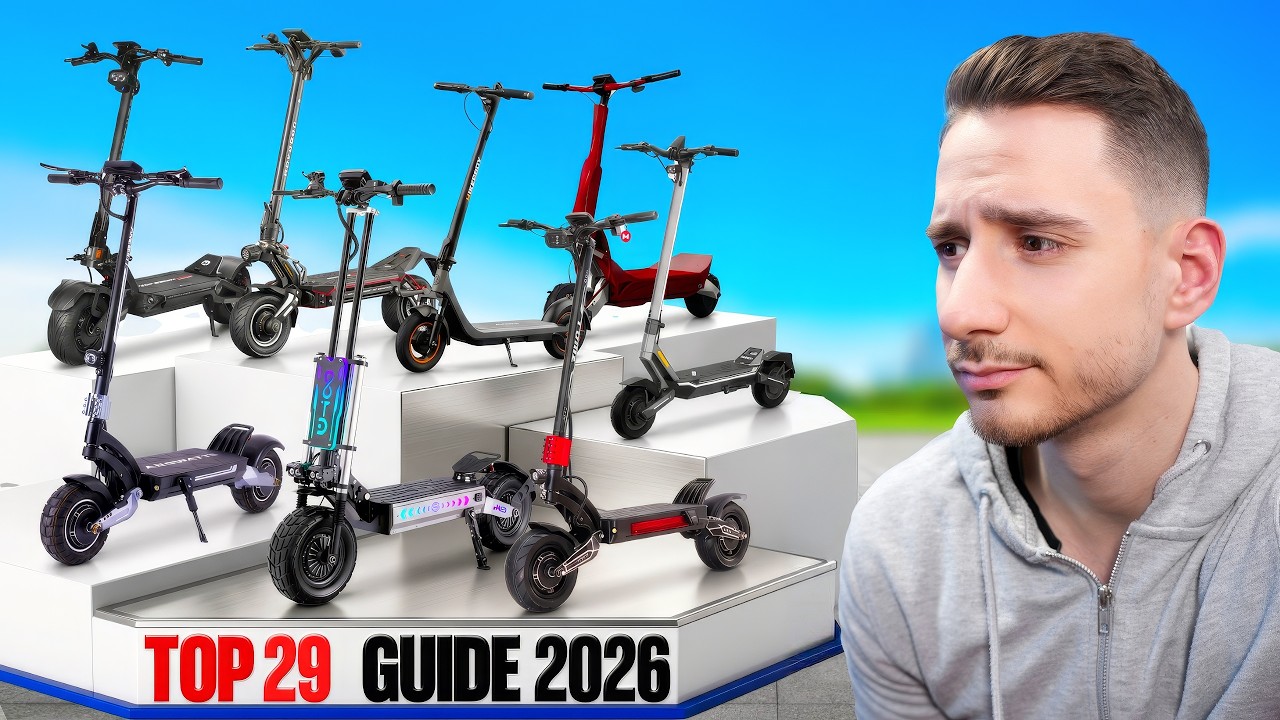 LES 29 MEILLEURES TROTTINETTES ÉLECTRIQUES DE 2026 ! GUIDE COMPLET