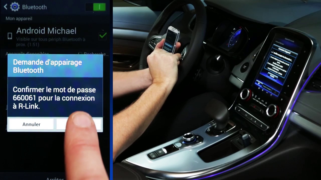 Comment appairer votre téléphone | Renault R-link 2 | Android