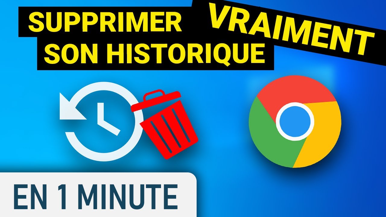 Supprimer votre historique de navigation NE SUFFIT (peut-être) PAS sur Google Chrome