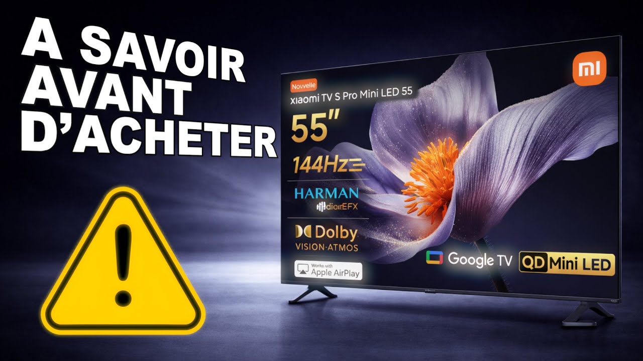 xiaomi tv s pro mini led 55 avis – ce qu'il faut savoir avant d'acheter 2026