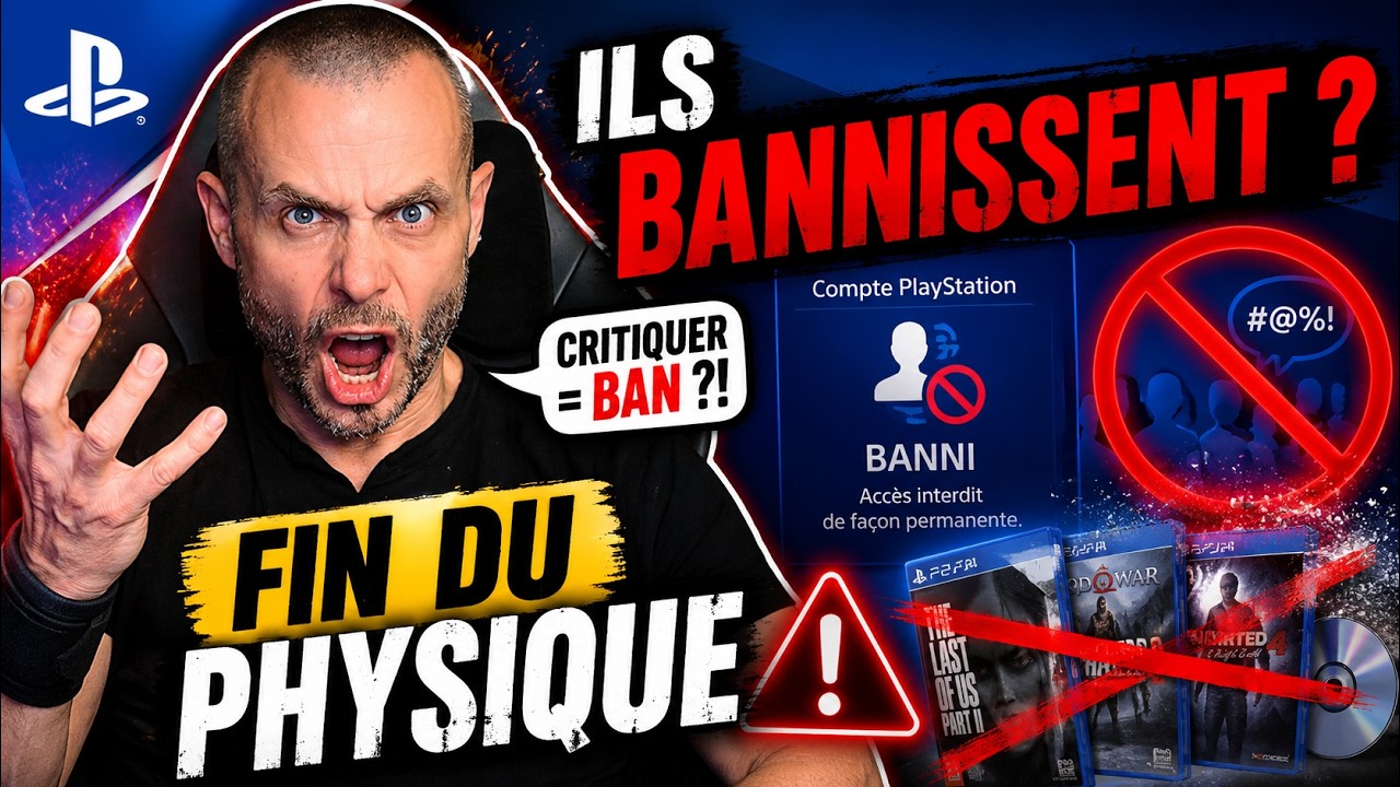 PlayStation bannirait les joueurs qui critiquent la fin des disques