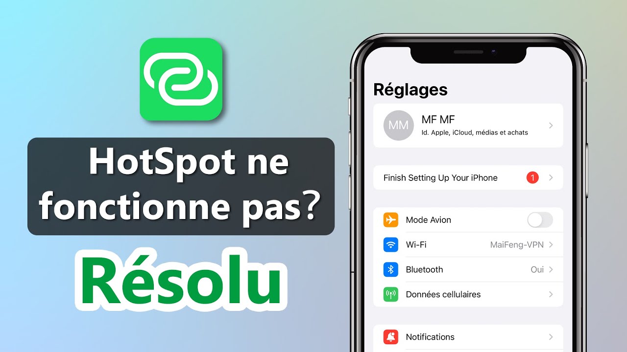 Partage de connexion iPhone ne fonctionne pas？3 solutions !!