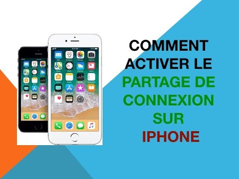 Comment activer le partage de connexion sur iPhone