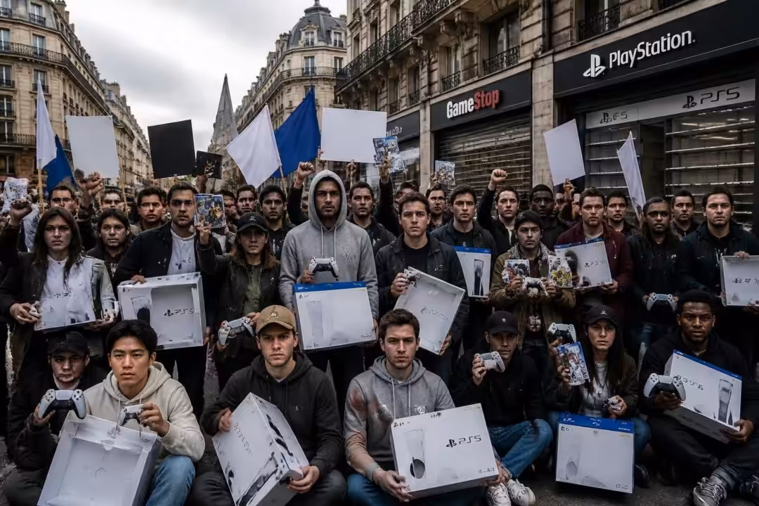 les joueurs playstation initient un boycott mondial en réponse à l'arrêt des jeux ps5 en format physique, exprimant leur mécontentement face à cette décision.